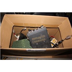 BOX OF ASSORTED RADIOS AND PARTS INCLUDING REALISTIC AND MORE