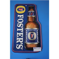 FOSTER'S TIN SIGN