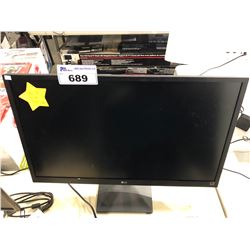 24  BLACK LG MONITOR - MODEL 27MK400H-B (1/5 OF SCREEN DARKENED)