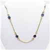 Image 2 : FLEXIBLE SAPPHIRE NECKLACE