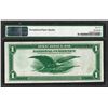 Image 2 : 1918 $1 Federal Reserve Bank Note New York Fr.712 PMG About Uncirculated 55EPQ