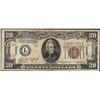 Image 1 : 1934A $20 Federal Reserve WWII Emergency Hawaii Note