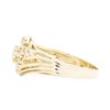 Image 3 : 14KT Yellow Gold Ladies 0.86 ctw Diamond Ring