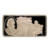 Image 1 : 500 Grain Sterling Silver Franklin Mint 100 Greatest Americans Ingot