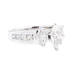 14KT White Gold 1.69 ctw Diamond Ring