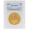 Image 1 : 1924 $20 St. Gaudens Double Eagle Gold Coin PCGS MS64