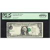 Image 1 : 1981 $1 Federal Reserve Note Misaligned Overprint ERROR PCGS About New 50PPQ