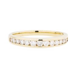 14KT Yellow Gold Lady's 0.45 ctw Diamond Channel Band