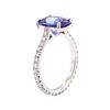 Image 4 : 14KT White Gold 2.96 ctw Tanzanite and Diamond Ring