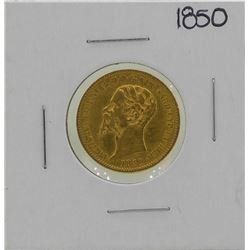 1850 Italy 20 Lira Gold Coin