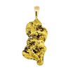 Image 2 : 10.2 Gram Total Weight Gold Nugget Pendant