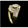 Image 4 : 14KT Yellow Gold 1.03 ctw Diamond Ring