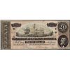 Image 1 : 1864 $20 Confederate States of America Note