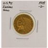 Image 1 : 1909-D $5 Indian Head Half Eagle Gold Coin