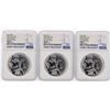 Image 1 : Lot of (3) 2018 Niue $2 Star Wars Stormtrooper Silver Coins NGC MS69 Early Relea