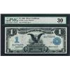 Image 1 : 1899 $1 Black Eagle Silver Certificate Note Fr.226 PMG Very Fine 30