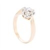 Image 3 : 14KT Rose and White Gold Ladies 0.94 ctw Diamond  Ring
