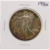Image 1 : 1986 $1 American Silver Eagle Coin Nice Toning