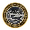 Image 2 : .999 Silver Bill's Casino Lake Tahoe, Nevada $10 Casino Limited Edition Gaming T