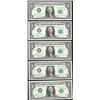 Image 1 : District Set of 1963B $1 Federal Reserve BARR Uncirculated Notes