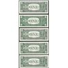 Image 2 : District Set of 1963B $1 Federal Reserve BARR Uncirculated Notes