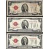 Image 1 : Lot of (3) 1928 $2 Legal Tender Notes