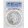 Image 1 : 1878 7TF Reverse of 1878 $1 Morgan Silver Dollar Coin PCGS MS63