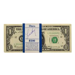 Pack of (100) Consecutive 1969 $1 Federal Reserve STAR Notes San Francisco