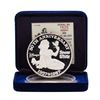 Image 1 : 1987 Rarities Mint Walt Disney Snow White 50th 5 oz .999 Silver Coin w/Box & COA
