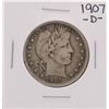 Image 1 : 1907-D Barber Half Dollar Silver Coin