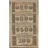 Image 2 : Uncut Sheet of 1800's Canal & Banking Co. Obsolete Notes