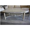 Image 2 : WHITE WOOD OVAL COFFEE TABLE