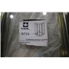 Image 2 : CAML CURVED PIVOT GOLD SHOWER DOOR WITH CLEAR GLASS - 36" X 36" X 70"