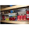Image 2 : THREE BULK BINS OF ASSORTED CAR OILS/FLUIDS & TRAILER LIGHTS