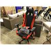 Image 2 : RED AND BLACK GT RACING GAMING CHAIR (SOME CONDITION ISSUES PLEASE PREVIEW)