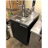 Image 1 : TRUE LOCKING LIQUOR BAR FRIDGE WITH BUILT IN 2 TAP DISPENSER