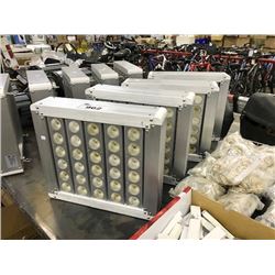 LOT OF 4 30 BULB 300W LED LIGHT FIXTURE, 5000K 120V POWER