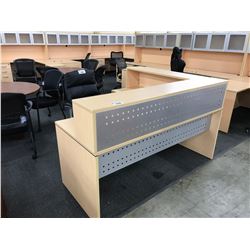MAPLE 6X5' RECEPTION DESK