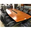 Image 1 : CHERRY 10' BOARDROOM TABLE
