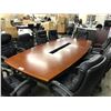 Image 2 : CHERRY 10' BOARDROOM TABLE