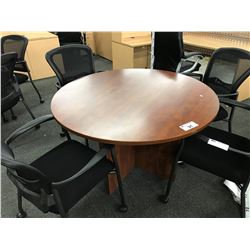 CHERRY 42" ROUND TABLE