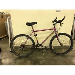 PINK AND GREY RALEIGH DOLOMITE 18 SPEED MOUNTAIN BIKE
