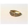 Image 2 : GREEN STONE GOLD RING ACCENTED WITH DIAMONDS  (AUTHENTICITY NOT VERIFIED)