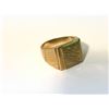 Image 2 : GENTS 18K GOLD RING  (AUTHENTICITY NOT VERIFIED)