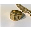 Image 2 : GENTS NECKLACE AND 2 RINGS MARKED 18K GOLD  (AUTHENTICITY NOT VERIFIED)