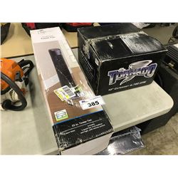 TORNADO 10'' CATEGORY 4:780 CFM FAN AND OSCILLATING TOWER FAN