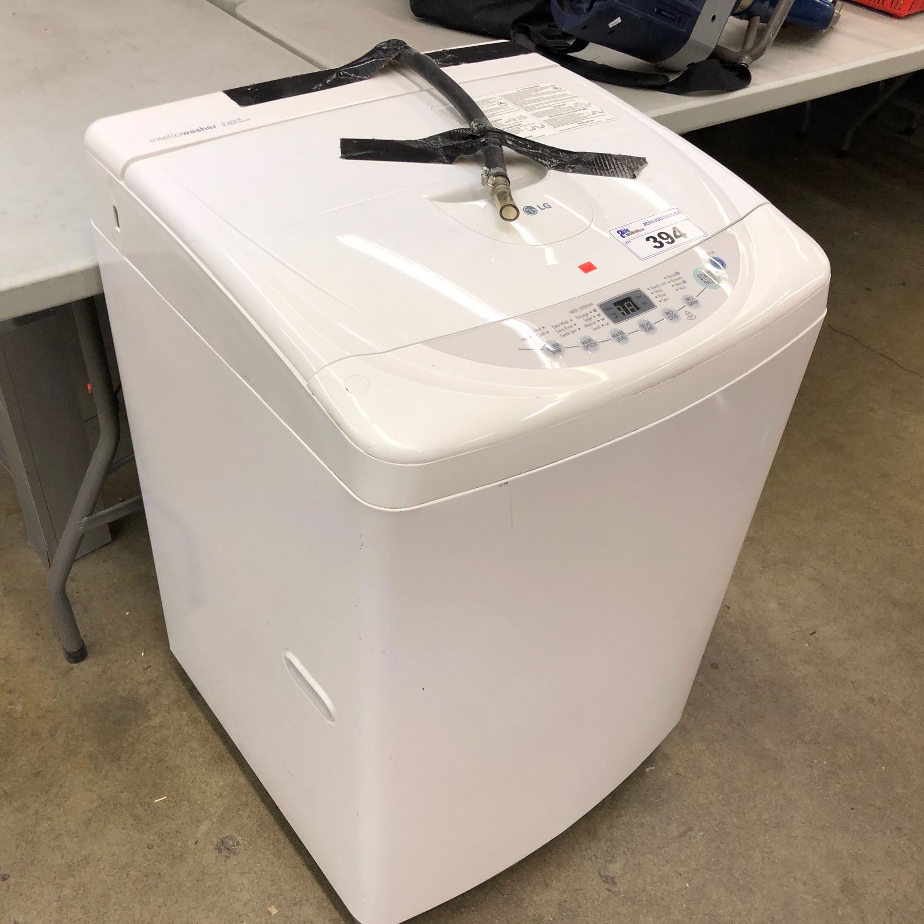 LG INTELLOWASHER PORTABLE TOP LOADER WASHER WITH SINK FAUCET ATTACHMENT ...
