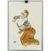 Image 2 : EGON SCHIELE Austrian 1890-1918 WC Tempera Pastel