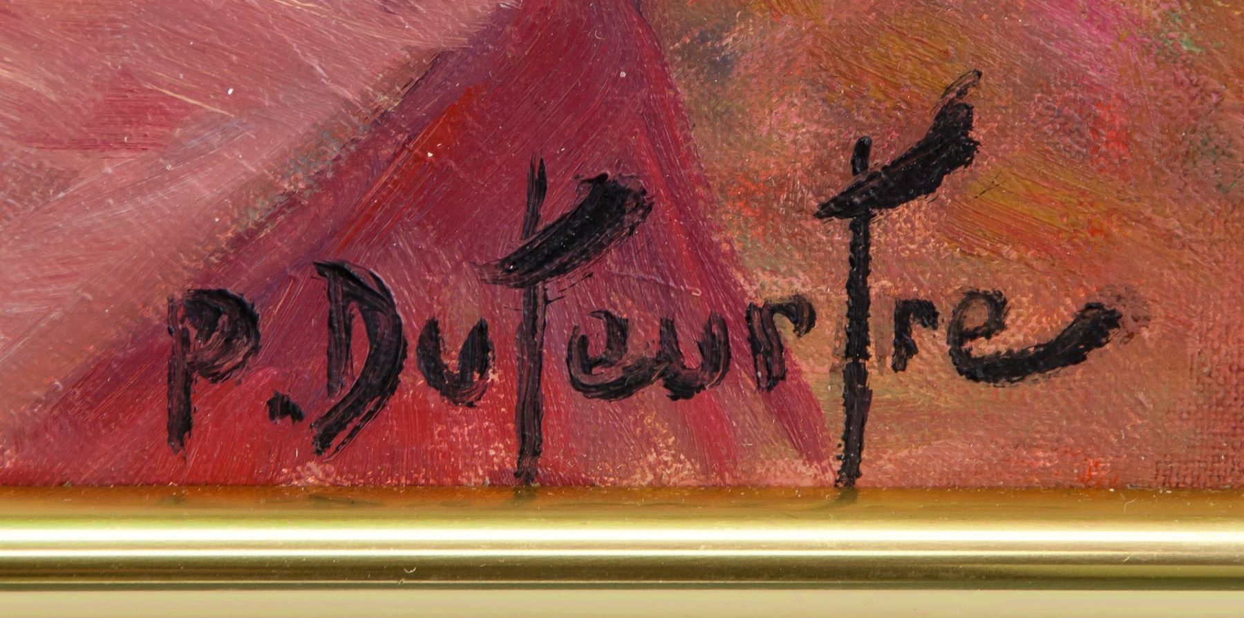 PIERRE DUTEURTRE French 19111989 Oil on Canvas