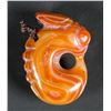 Image 1 : Chinese Agate Carved Dragon Embryo Pendant